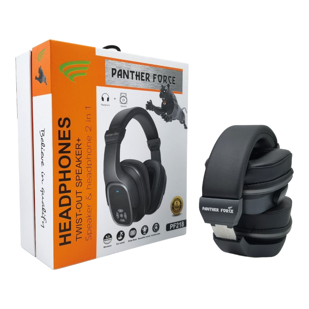 PANTHER FORCE SQUARE 2 IN 1 HEADPHONES- PF218 PANTHER FORCE SQUARE 2 IN 1 HEADPHONES- PF218